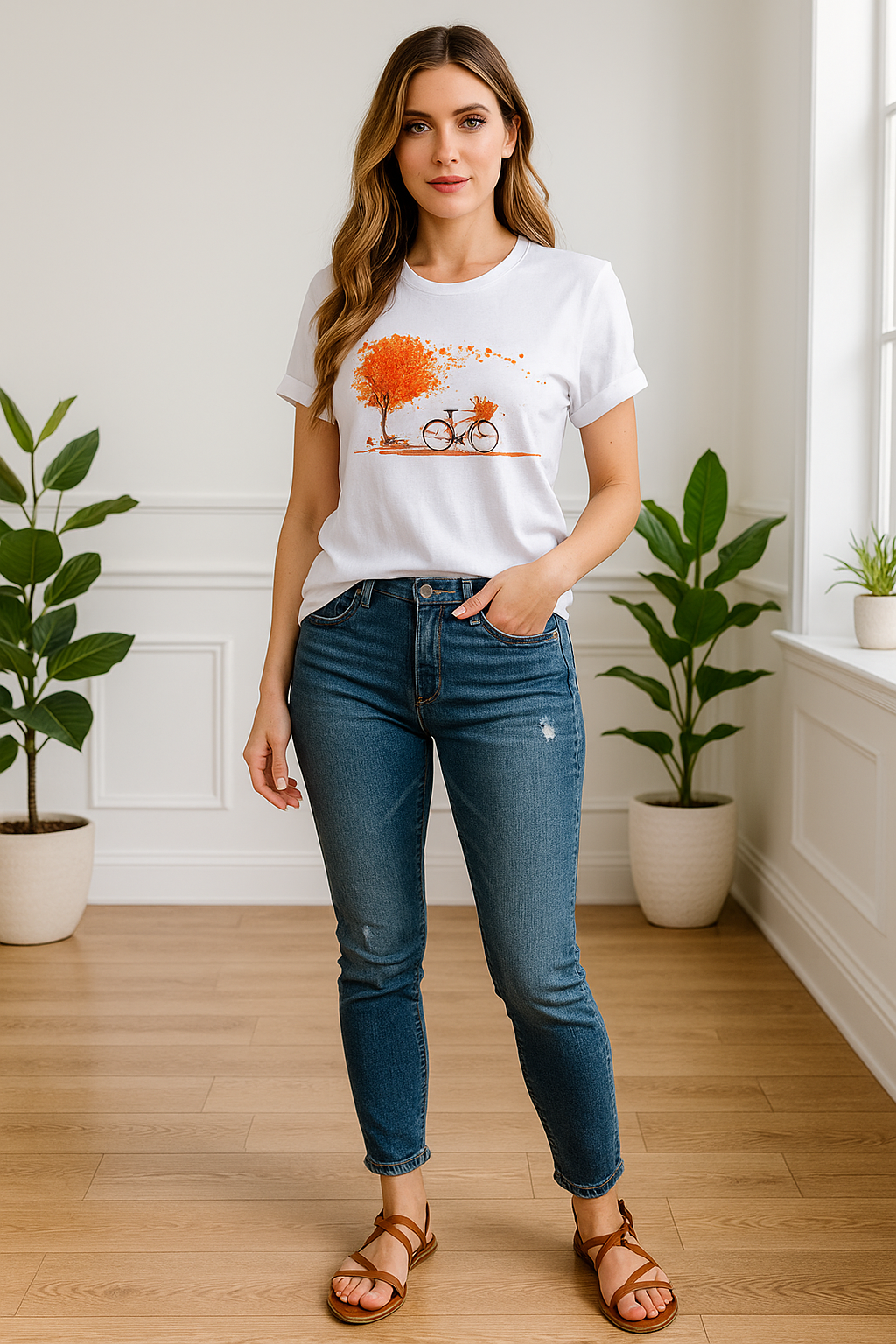 Short-sleeves Fall 0-neck Tee