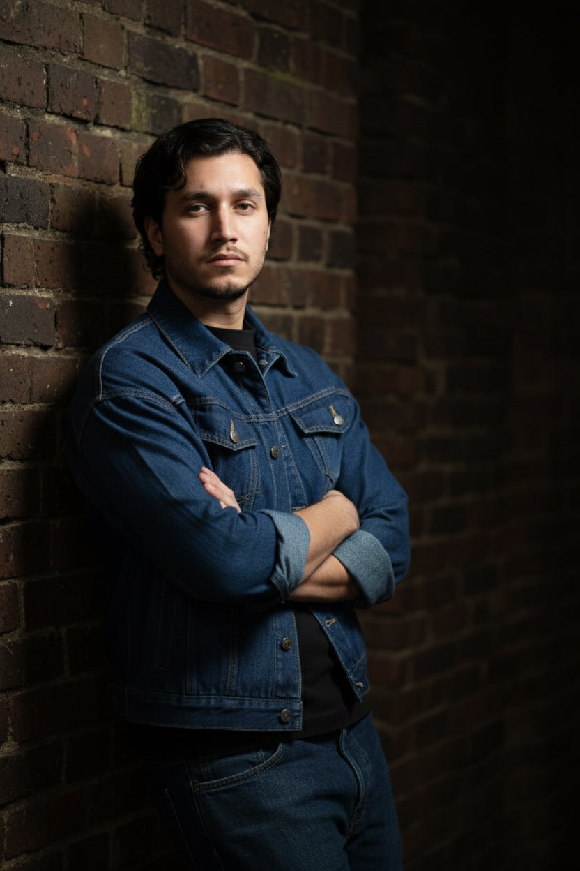 Classic style Denim Washed Denim Jacket