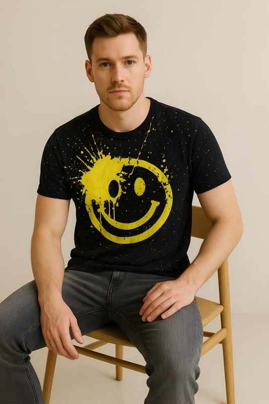 Smiling Face 3D printed T-Shirt