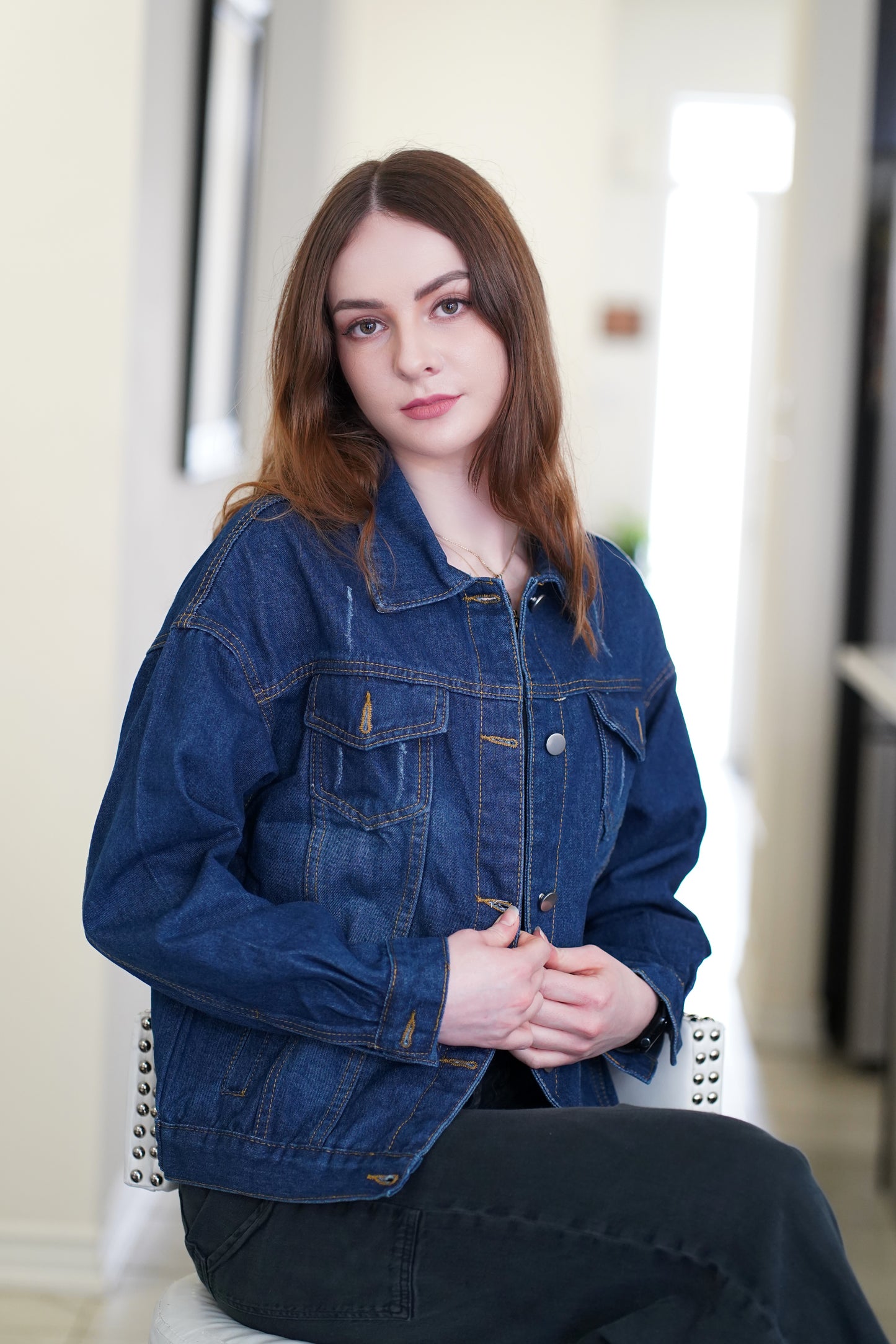 Classic style Denim Washed Denim Jacket