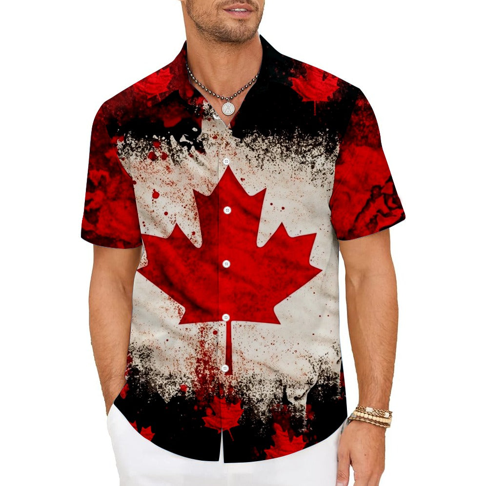 Half Sleeves Canada Shirt for Men